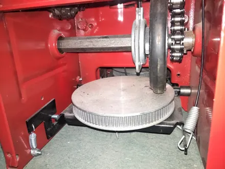 Complete snow blower friction wheel with bore and hub