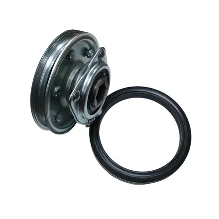 Snow blower friction wheel rubber ring