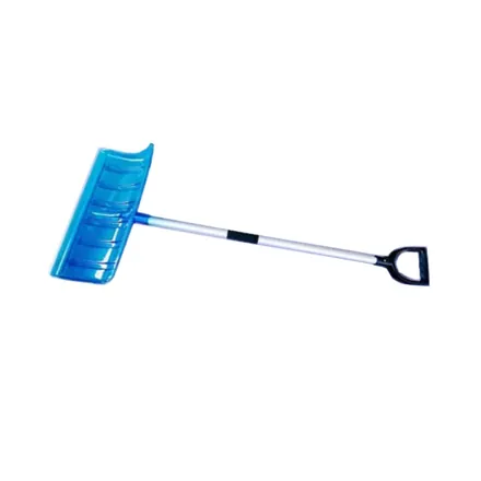 SB2009-B plastic snow shovel side profile on white background