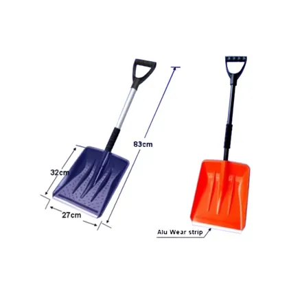 SB2002-A snow shovel full length view on white background