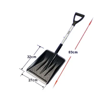 SB2002-A snow shovel D grip and handle detail