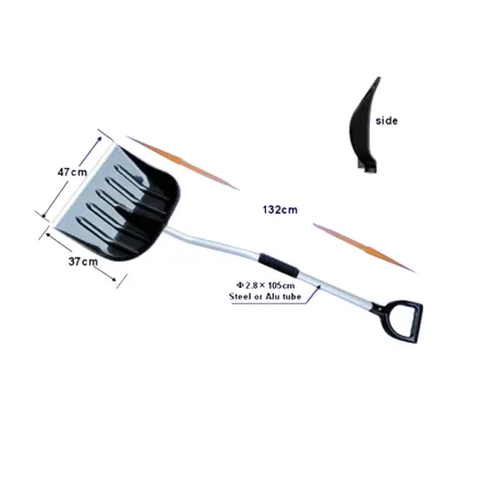 Large D shape grip on the SB2010-A steel handle