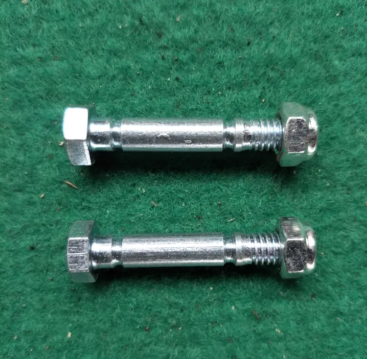 Snow blower shear pins with 6mm outside diameter