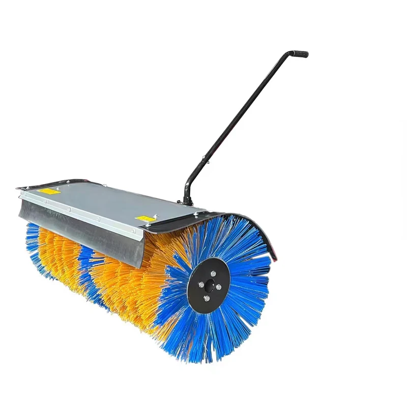 Snow sweeper head replacement brush assembly