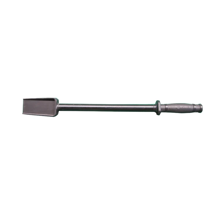 Snow shovel supplied as a snow blower accessory on white background