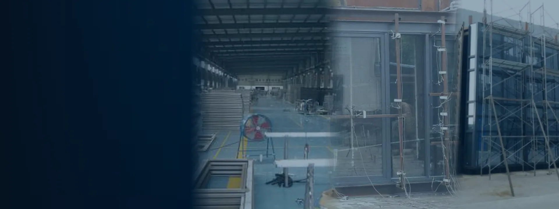 SPEC aluminium window and curtain wall production workshop in Zhongshan