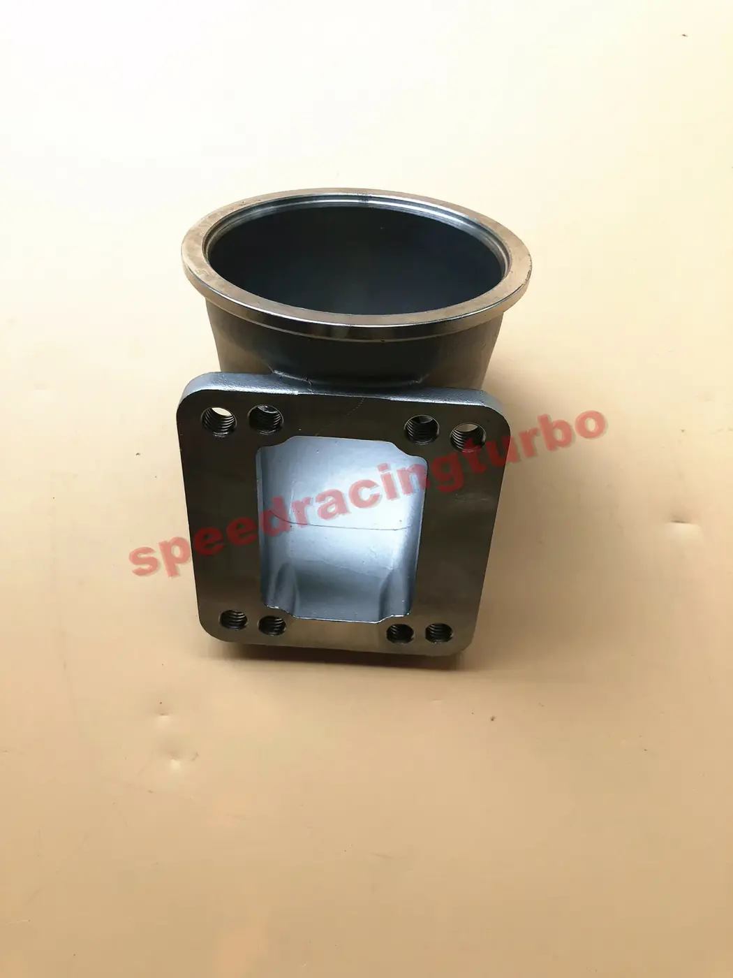 3.5 inch Vband 90 degree cast stainless steel turbo elbow adapter flange for T3 and T4 turbochargers