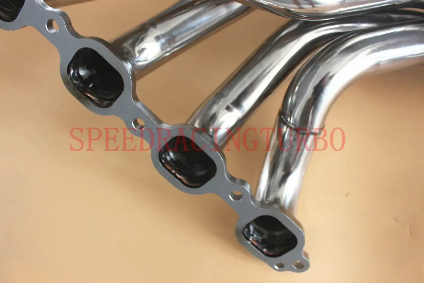 Detail of gaskets and screws included with the exhaust header pair for Corvette C7