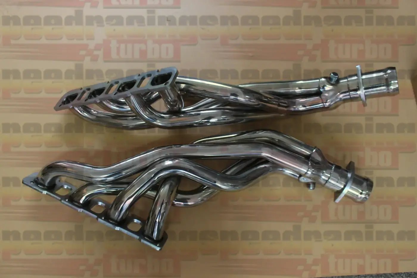 Polished 201 stainless steel long tube exhaust header for 2006-2018 Dodge Charger Challenger 300C SRT8
