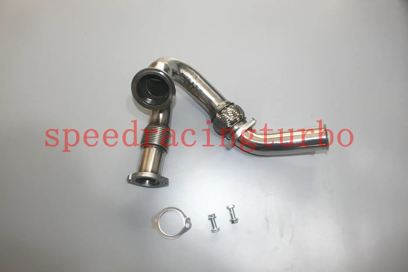 Stainless steel 2.25 inch dual exhaust downpipe X-pipe for 2003-2007 Ford Super Duty Excursion