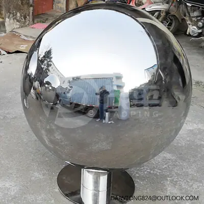 1500mm 1000mm Large Stainless Steel Hollow Sphere detail 2