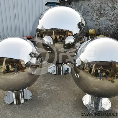 1500mm 1000mm Large Stainless Steel Hollow Sphere detail 3
