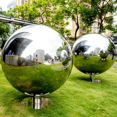 100cm 130cm 160cm Large Steel Garden Sphere Metal Ball detail 3