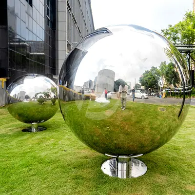 100cm 130cm 160cm Large Steel Garden Sphere Metal Ball detail 4