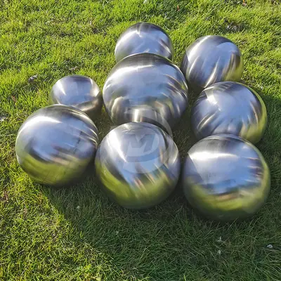 100mm 200mm 300mm Brushed Stainless Steel Hollow Balls detail 2