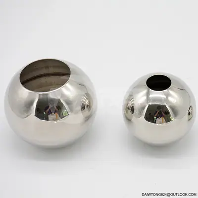 100mm Perforated Stainless Steel Hollow Sphere Steel Ball with Holes detail 2