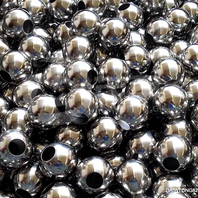 100mm Perforated Stainless Steel Hollow Sphere Steel Ball with Holes detail 3