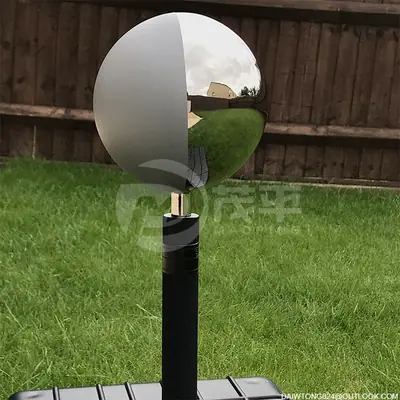 12.6cm VFX Ball Half Mirror and Half Grey Ball detail 2