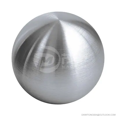 120mm M8 Holes Brushed Polished Stainless Steel Hollow Balls detail 3