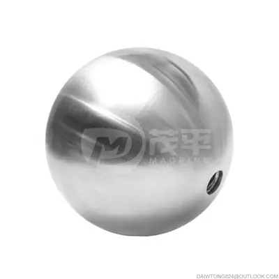 120mm M8 Holes Brushed Polished Stainless Steel Hollow Balls detail 2