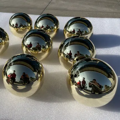 127mm Mirror Brass Ball Hollow Brass Balls detail 5