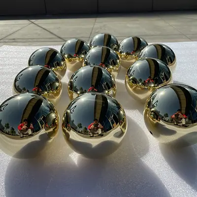 127mm Mirror Brass Ball Hollow Brass Balls detail 3