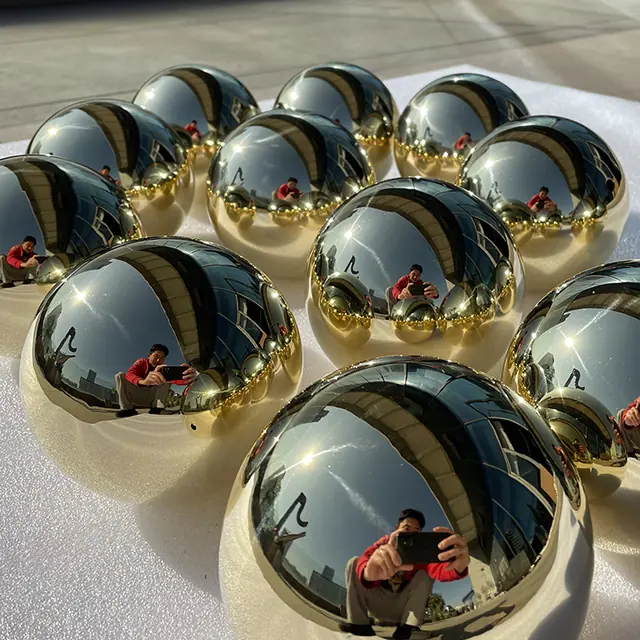 127mm Mirror Brass Ball Hollow Brass Balls