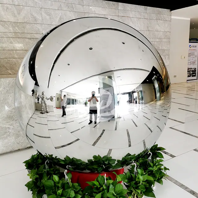 1600mm Large 8K Mirror Stainless Steel Gazing Ball Sphere