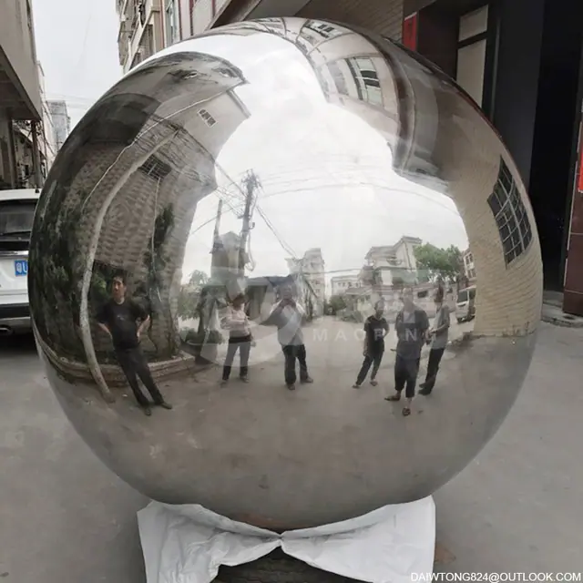 1900mm Outdoor Decorative Metal Steel Sphere Staring Ball