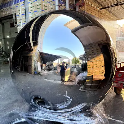 2000mm Large Mirror Stainless Steel Hollow Sphere detail 2