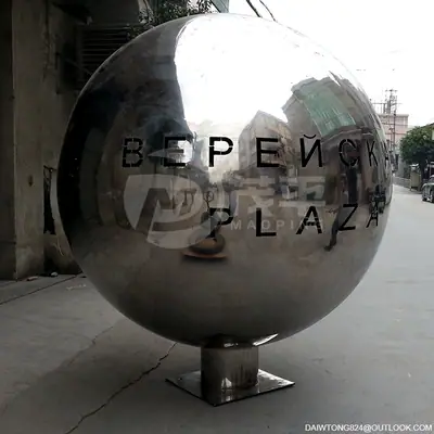 2100mm Large Stainless Steel Hollow Sphere detail 3