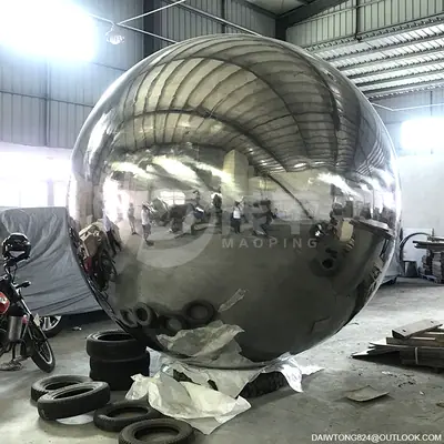 3000mm aisi316l Large Stainless Steel Hollow Sphere detail 2