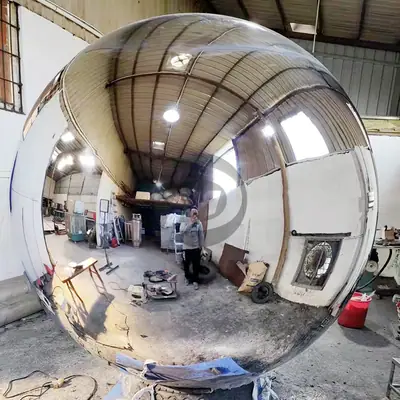 3000mm Mirror Polished Stainless Steel Sphere detail 3