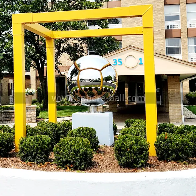 36 Inch Sphere at Riverside Residence