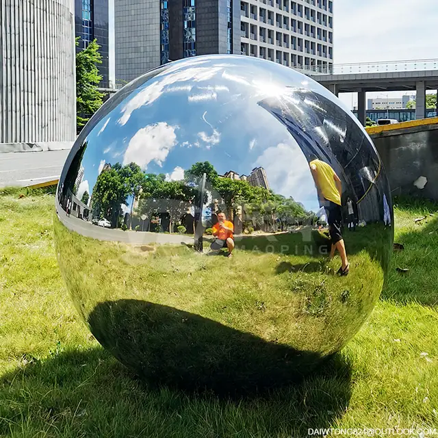 40 Inches Gazing Balls for Gardens 1000mm Polished Steel Sphere