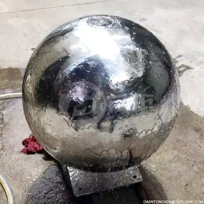 600mm Stainless Steel Water Features Fountain Sphere detail 2