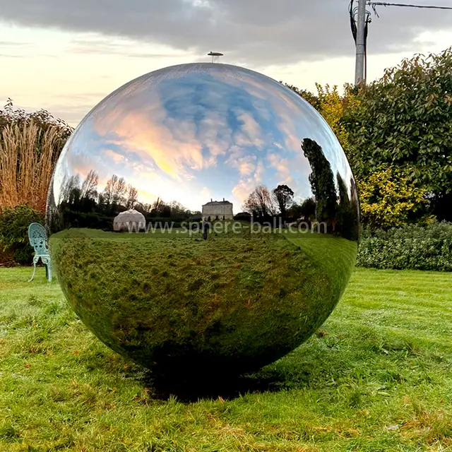 82 Inch Diameters Large Stainless Steel Mirror Sphere