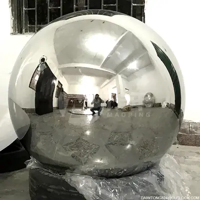 900mm aisi316L Mirror Polished Stainless Steel Hollow Sphere detail 2