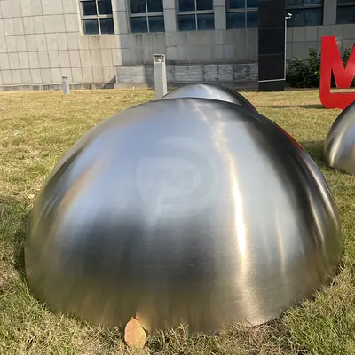 900mm Stainless Steel Brush Dome Hemisphere 36inch Half Ball detail 2