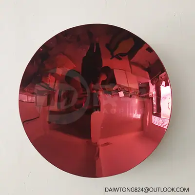 Sky Mirror Concave Sculpture detail 2