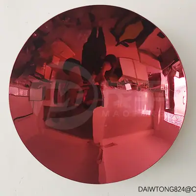 Sky Mirror Concave Sculpture detail 3