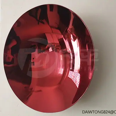 Sky Mirror Concave Sculpture detail 4
