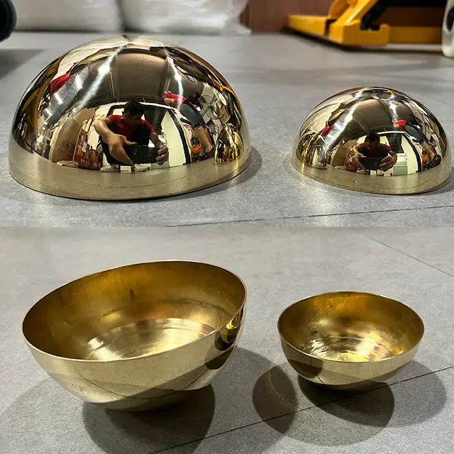 Brass Half Balls Metal Hemisphere