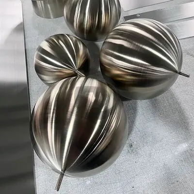 Sand Surface Brush Metal Stainless Steel Ball detail 2