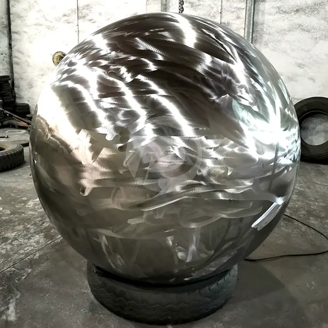Brush Sand Surface Stainless Steel Hollow Sphere
