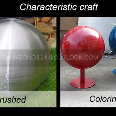 1100mm Mirror Polished Large Stainless Steel Hollow Sphere detail 2