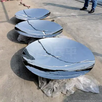 Circular Concave Mirror detail 6