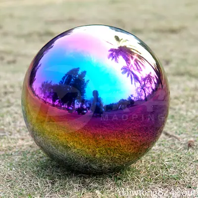 100mm Stainless Steel Colored Hollow Balls detail 3