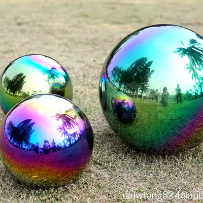 100mm Stainless Steel Colored Hollow Balls detail 4