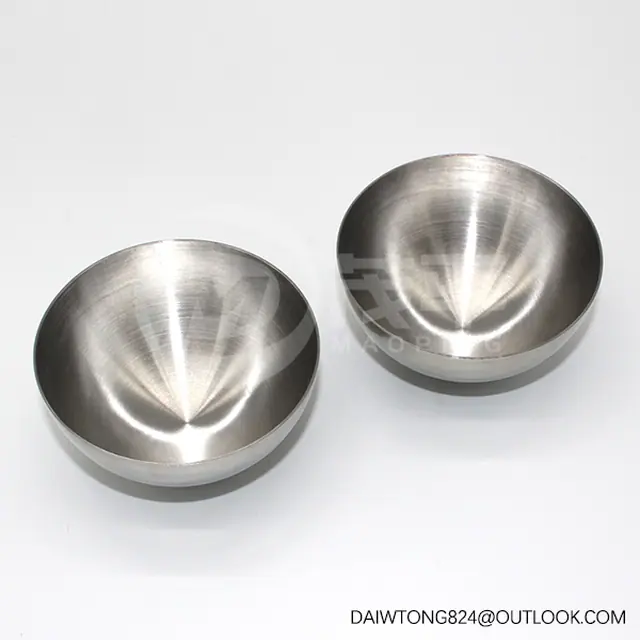 Brushed Stainless Steel Hemisphere Metal Hemisphere